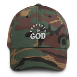 Multi Color Dad hat W/ White Embroidery