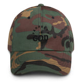 Multi Color Dad hat W/ Black Embroidery