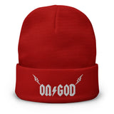 Embroidered Beanie