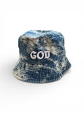 Blue and White Bucket Hat