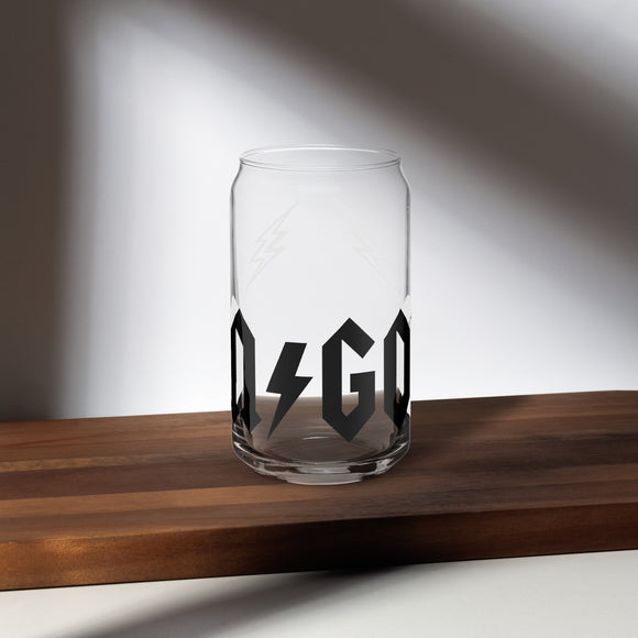 Can-shaped glass