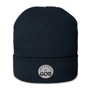 Organic ribbed beanie
