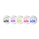 Set of pin buttons
