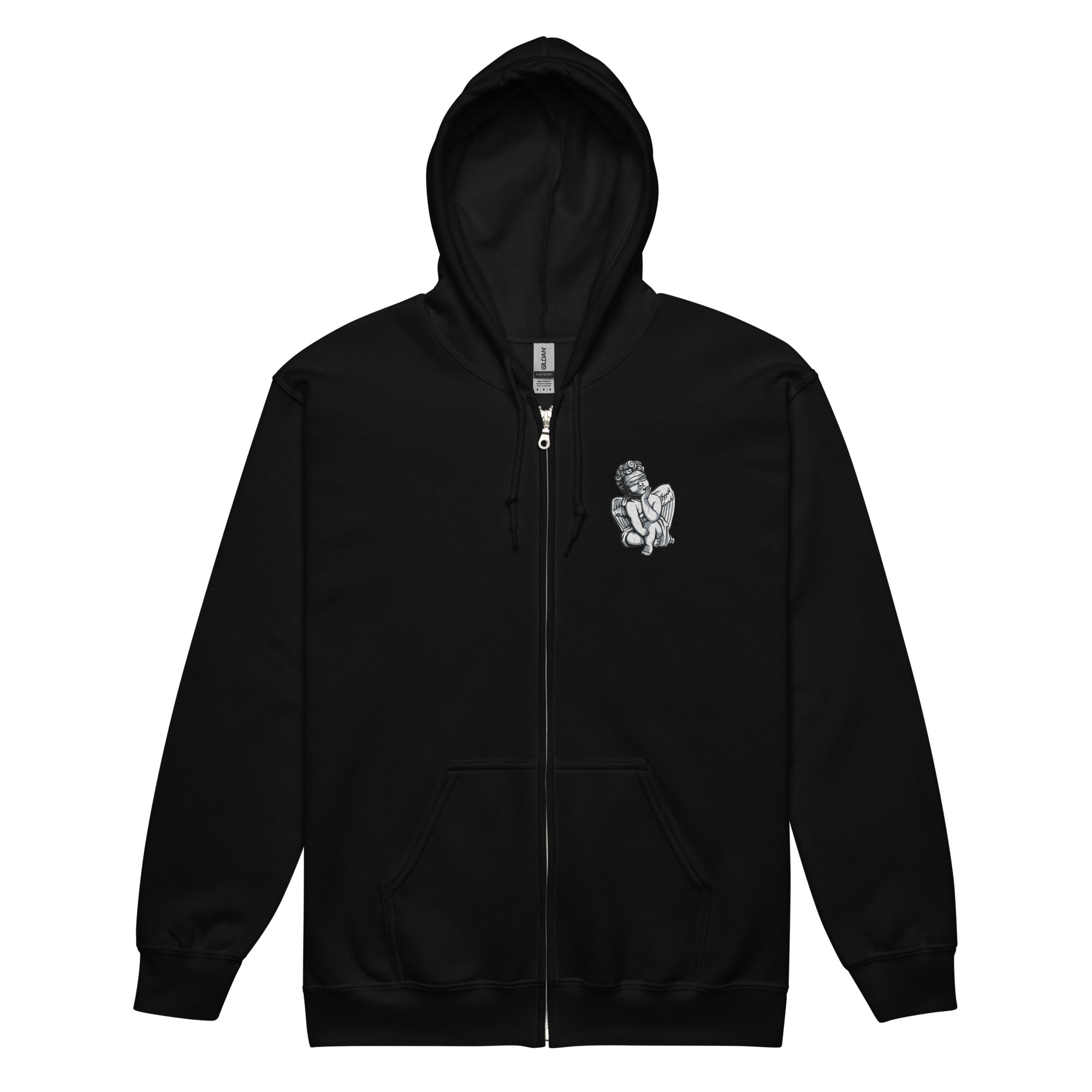 Unisex heavy blend zip hoodie Property of GOD clothing