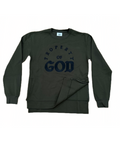 Olive Embroidery Crew