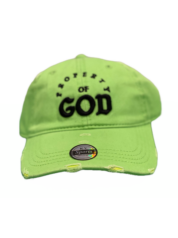 Neon Green POG Dad Hat